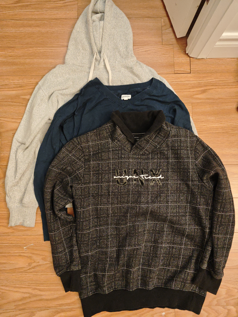 Assorted Sweaters and Hoodie