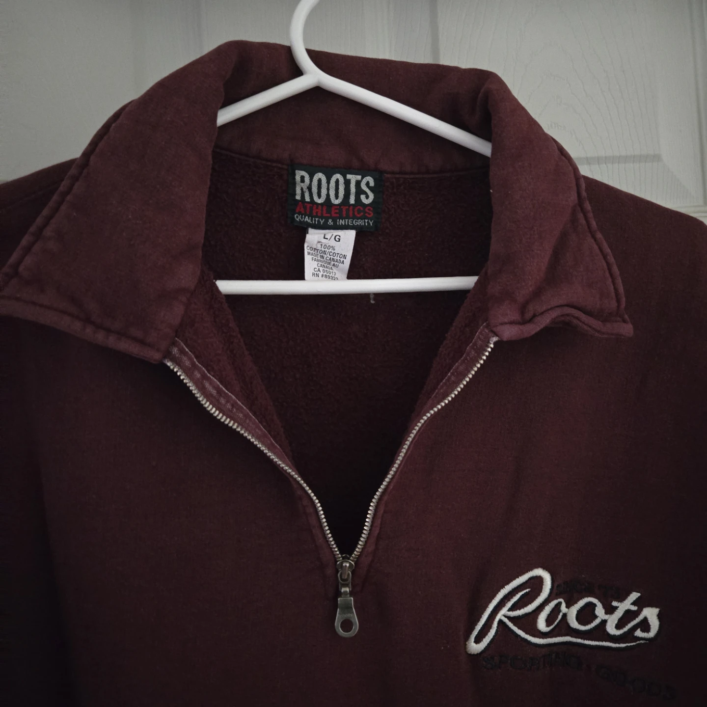 Roots Athletics 1/4 Zip Pullover - L/G - photo 3