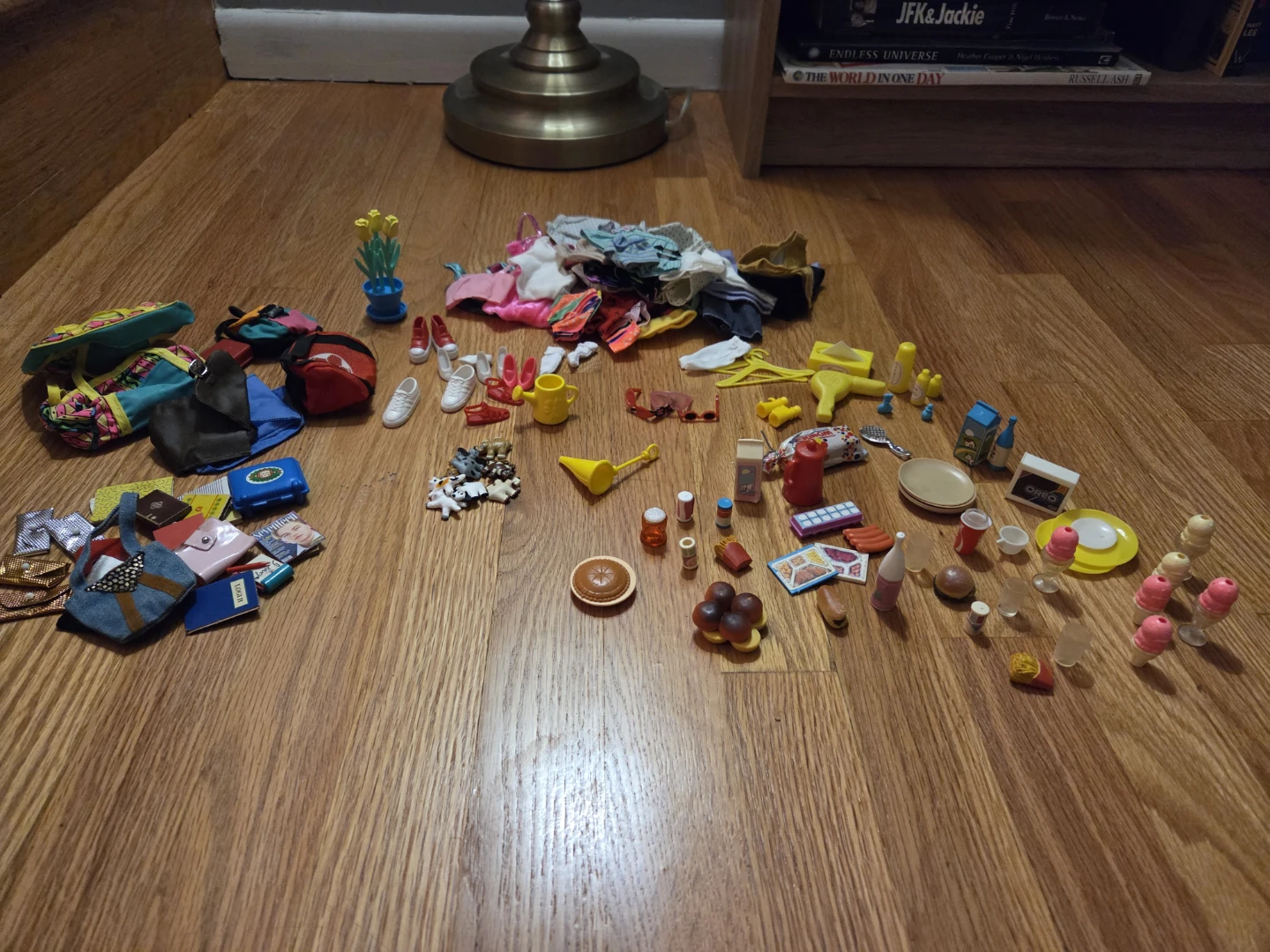 Doll Accessories Lot: Clothing, Shoes, Bags, and Food - photo 2