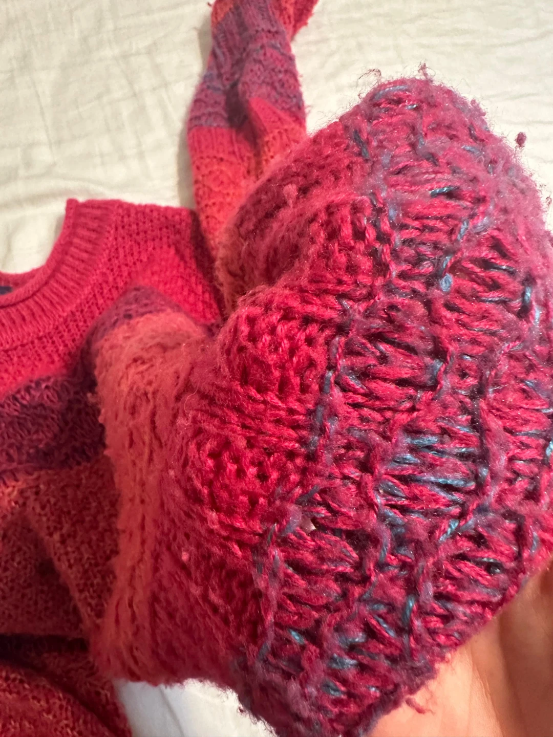 Colourful Striped Knit Sweater - photo 2