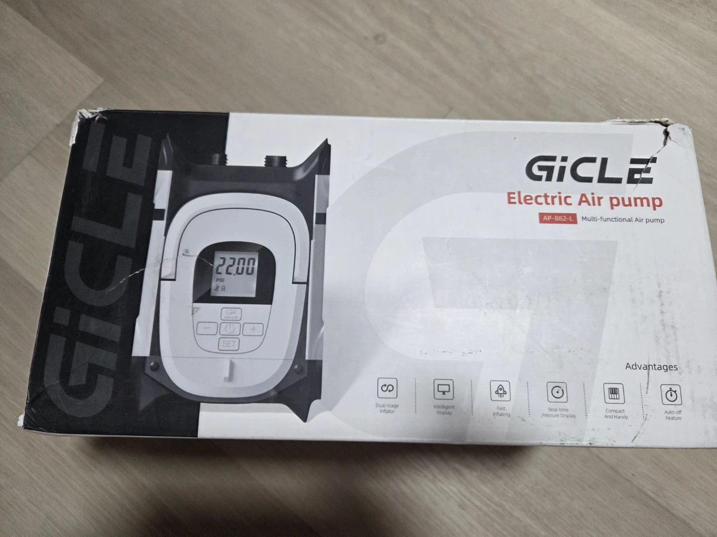 GICLE Electric Air Pump AP-882-L -please read description!!