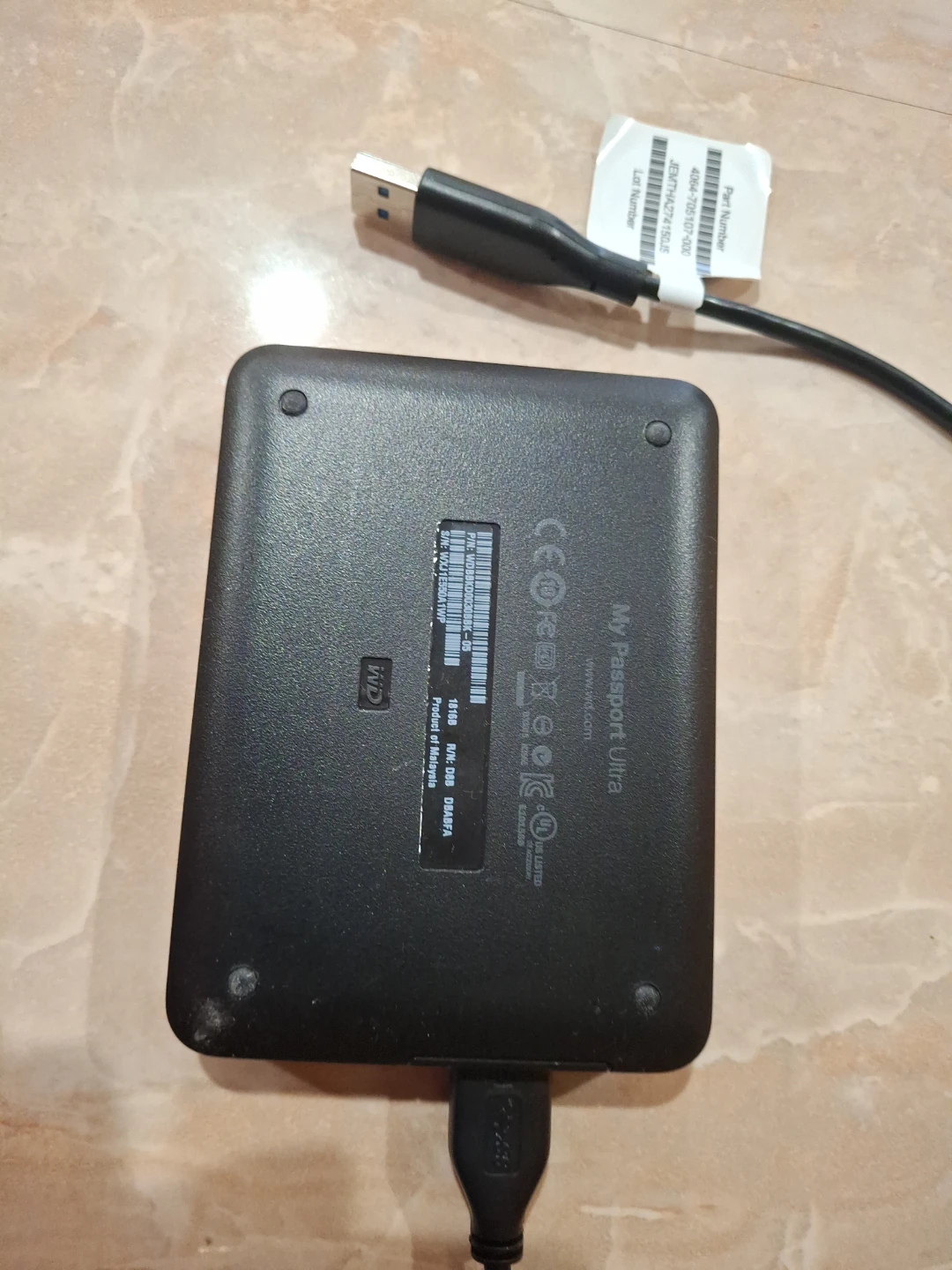 Western Digital 3TB Black Passport External Hard Drive USB 3.0 - photo 2