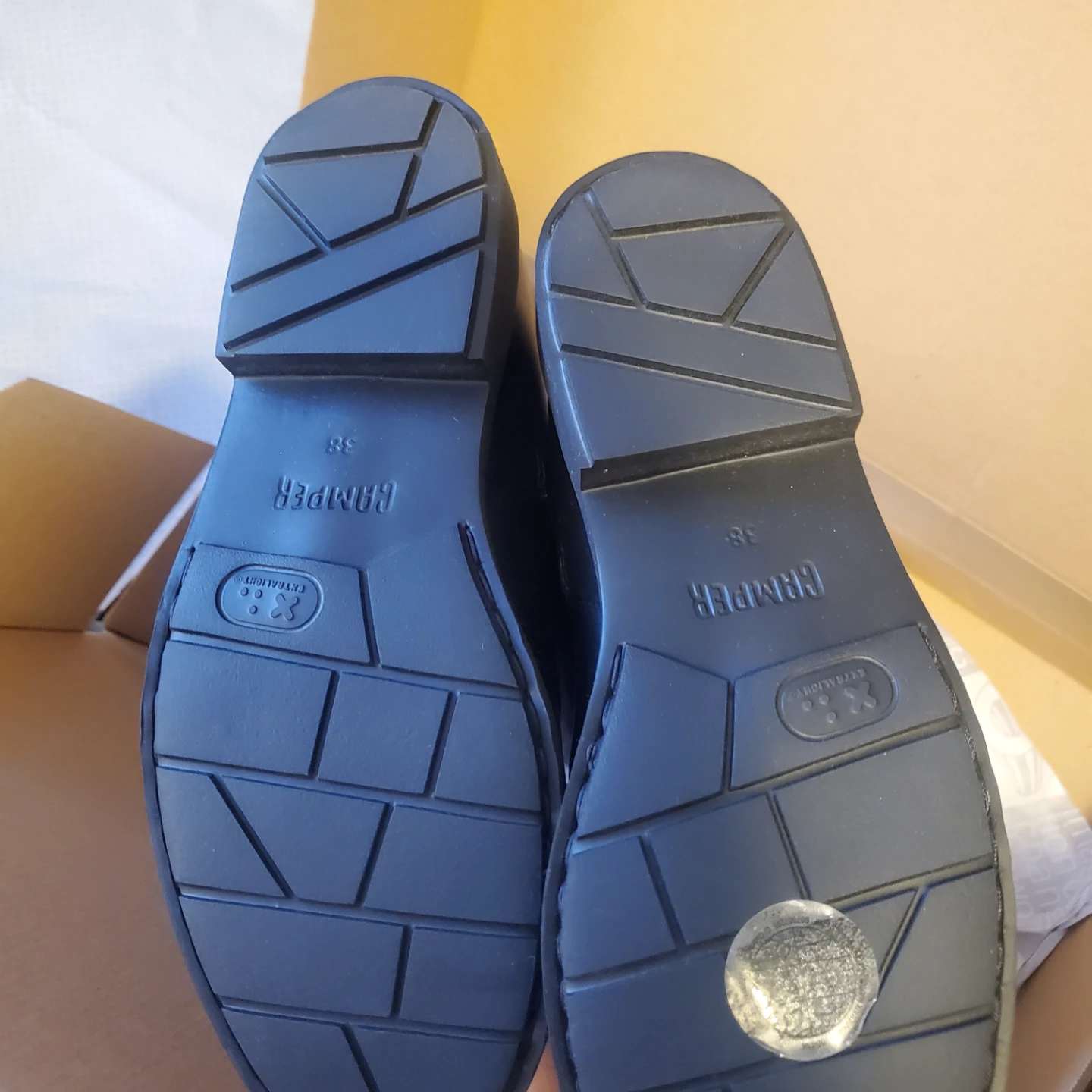 Camper Neuman Black Leather Boots - US 8 - photo 2
