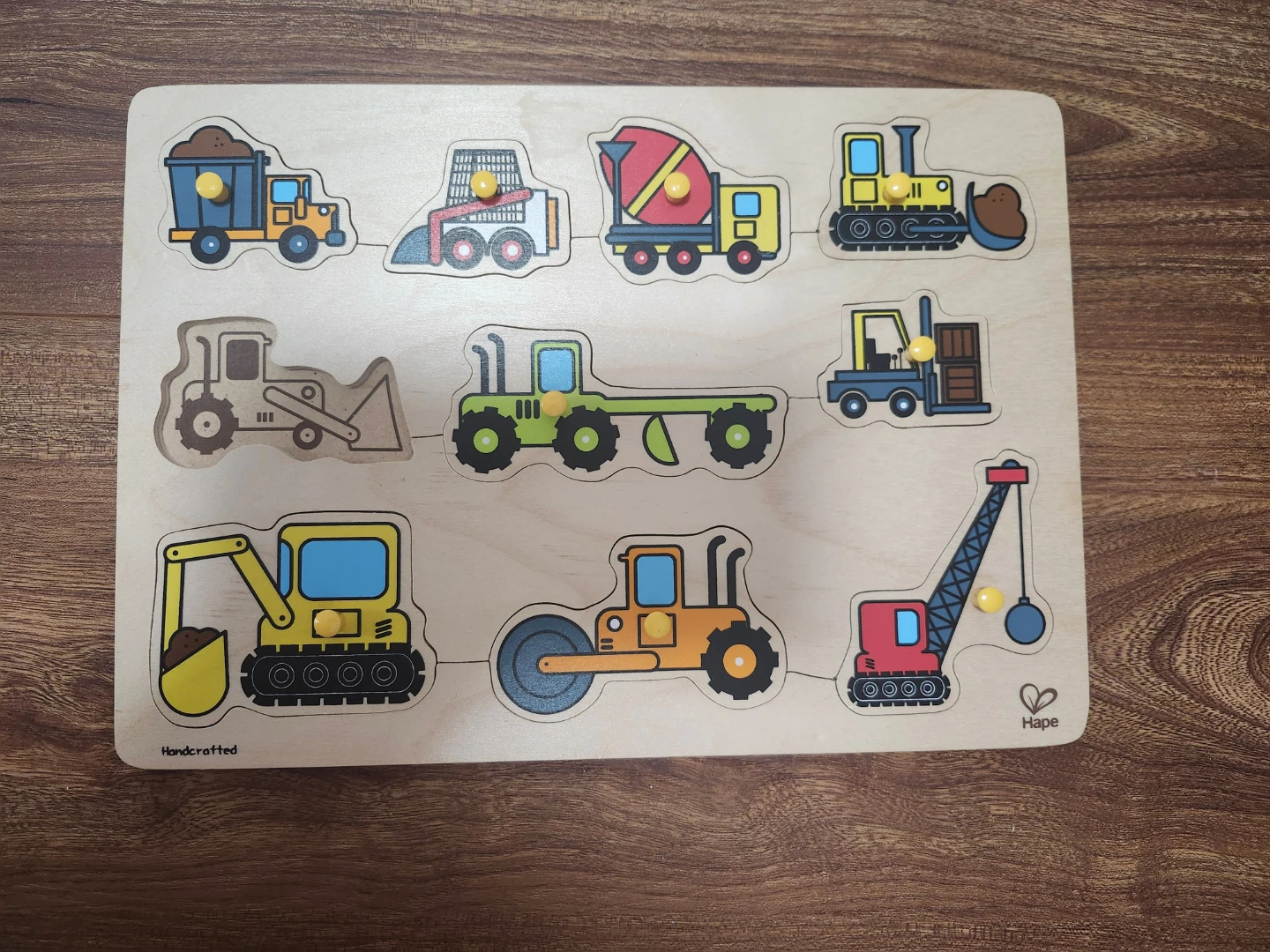 Free 4 Knob wooden puzzles and a board book