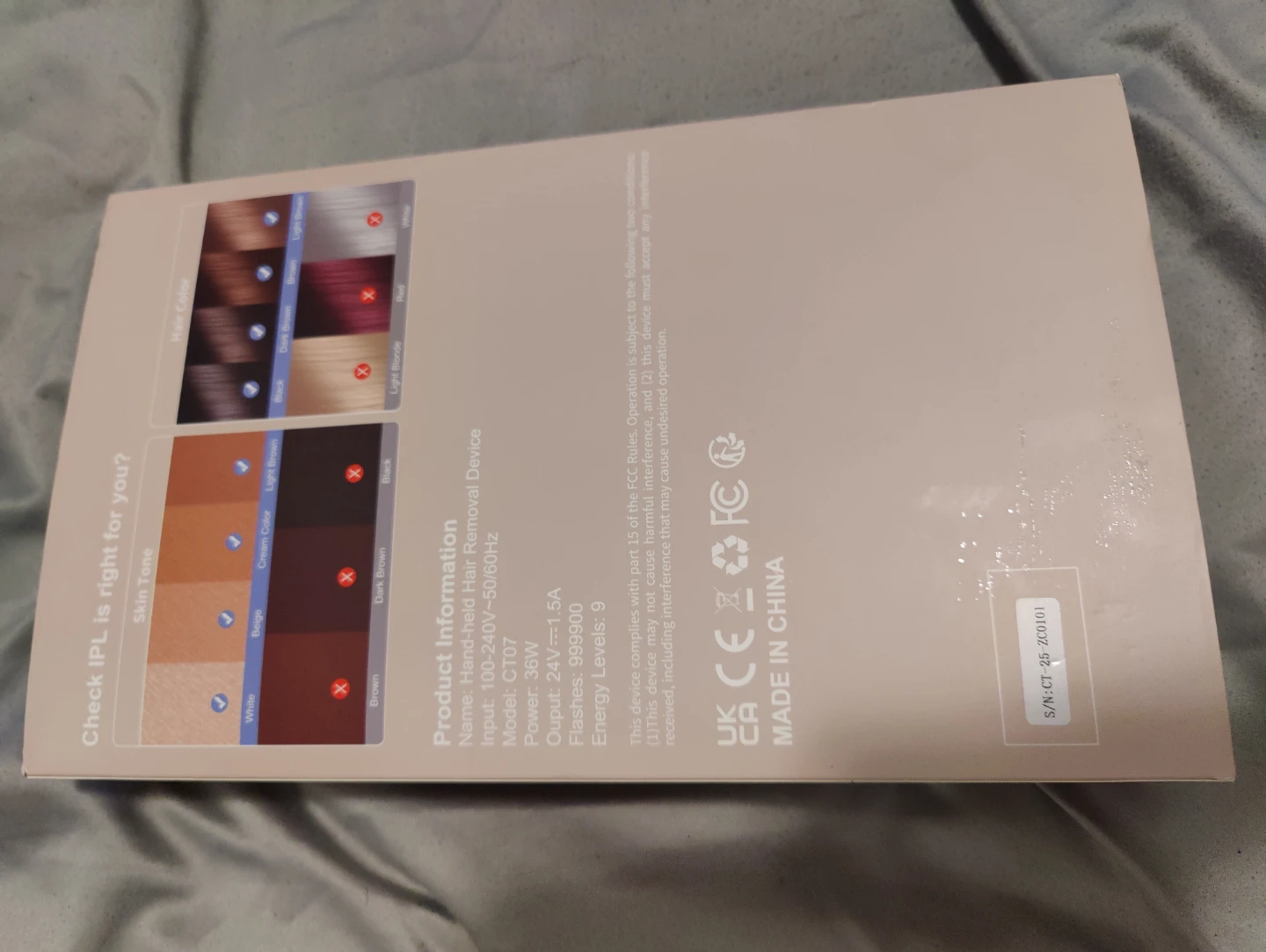 ICE-COOL Hair Removal Device - New in Box! - photo 3