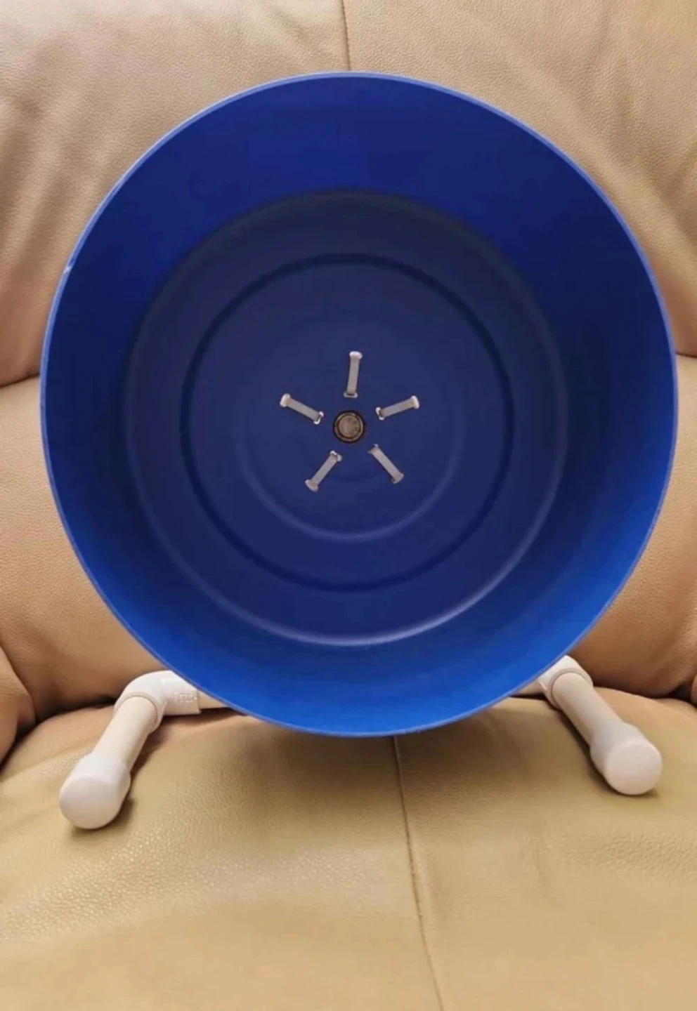 Blue Hamster Running Wheel with Stand