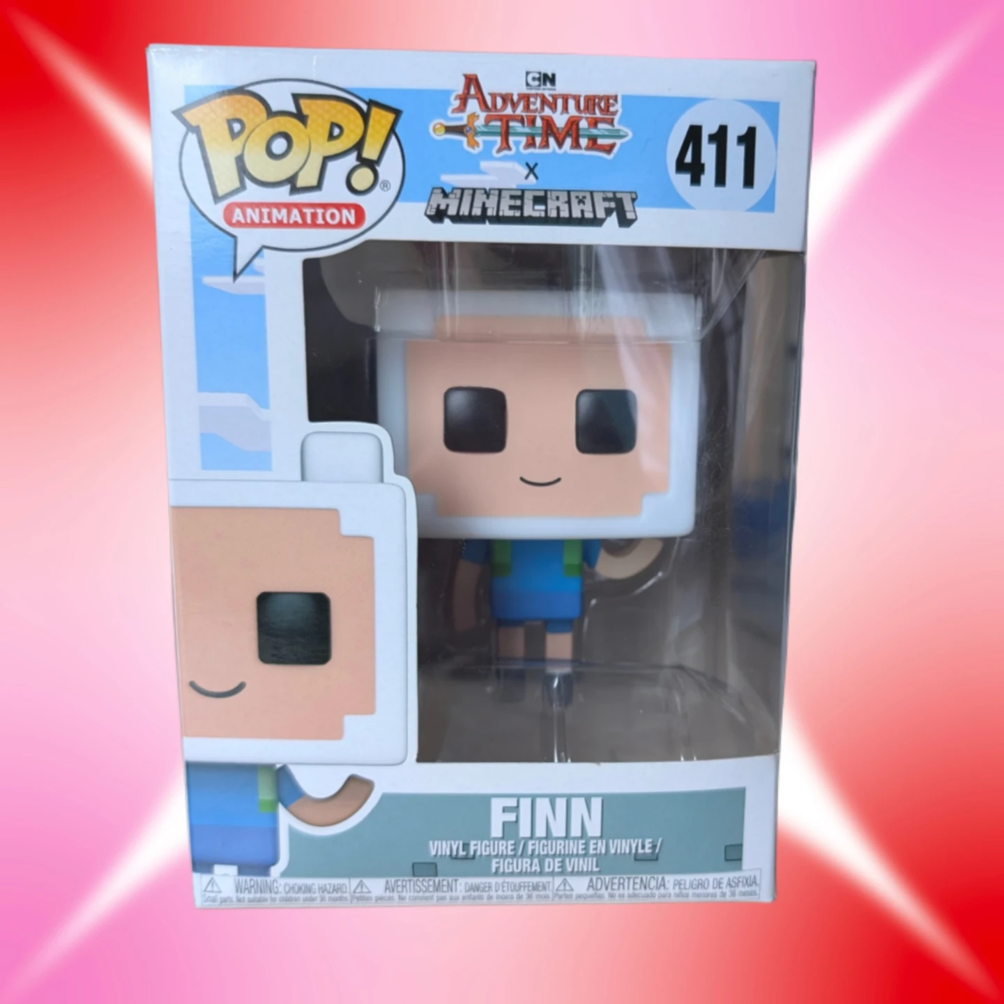 Funko Pop! Animation Adventure Time x Minecraft Finn #411