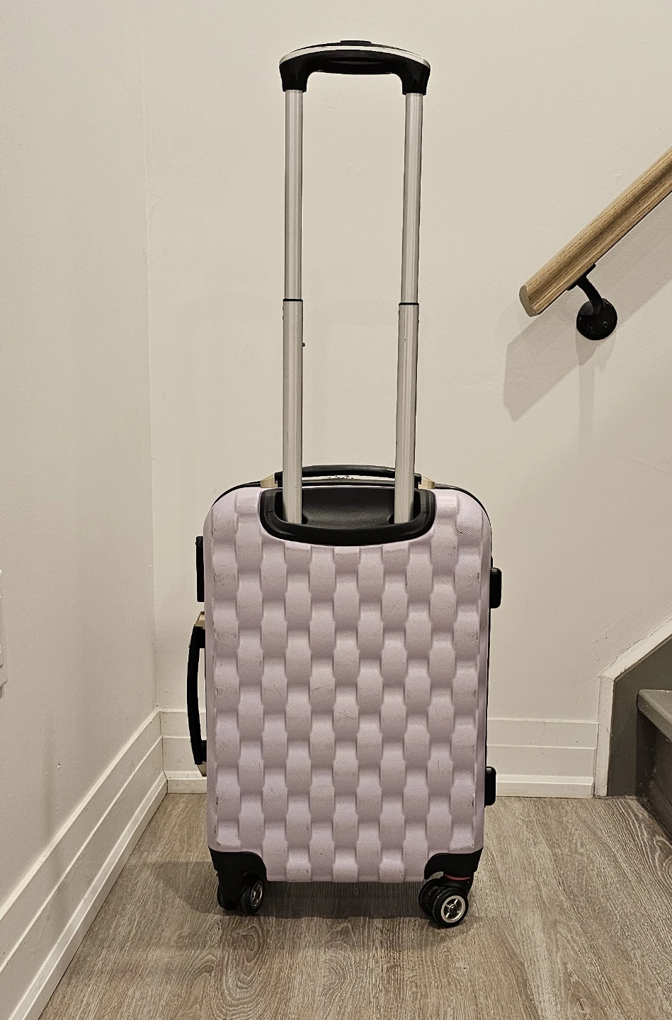 🥕 Beverly Hills Polo Club Purple Hard Shell Carry-On - photo 3