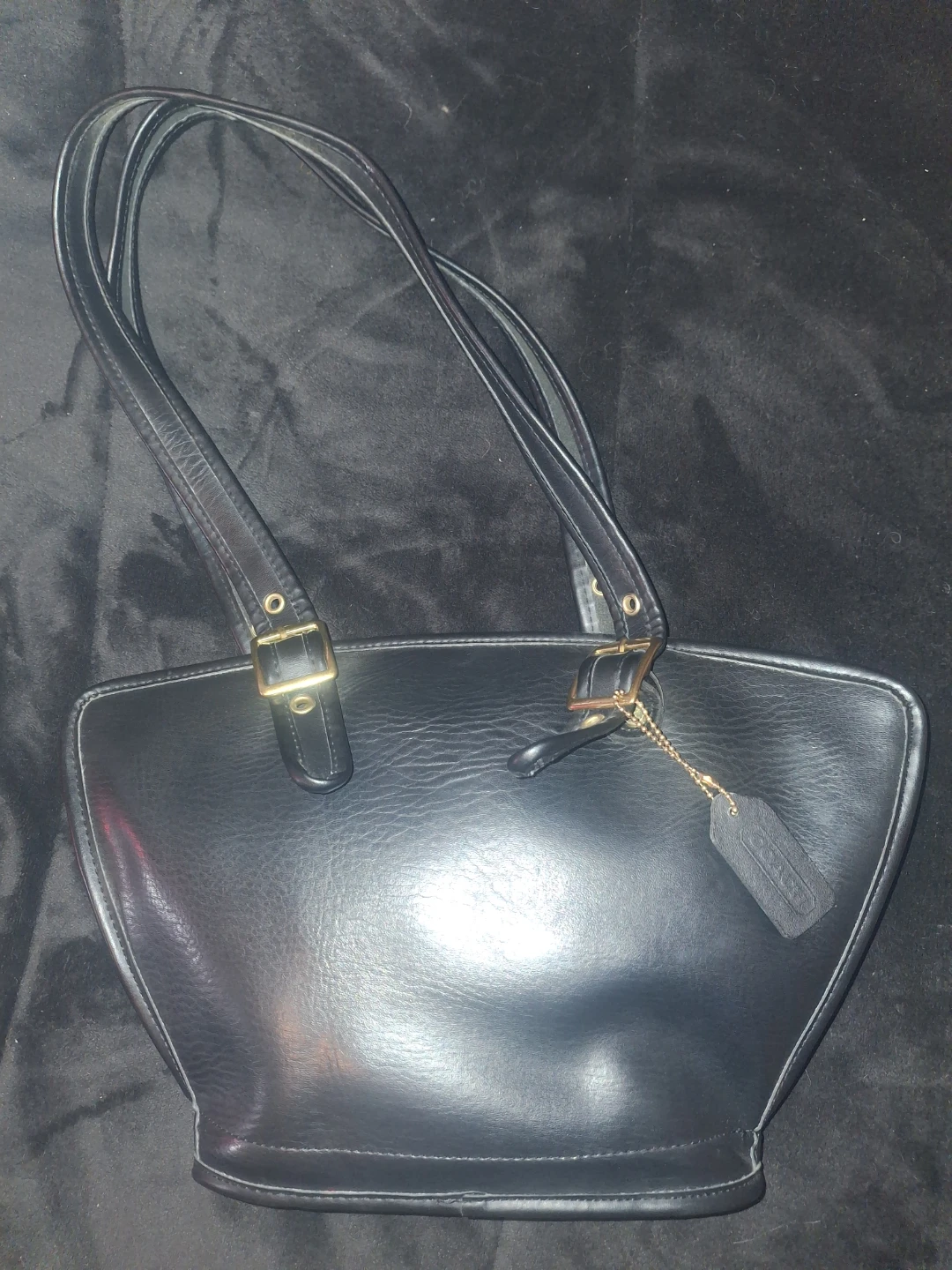 Vintage Coach Leather Tote Bag - photo 3