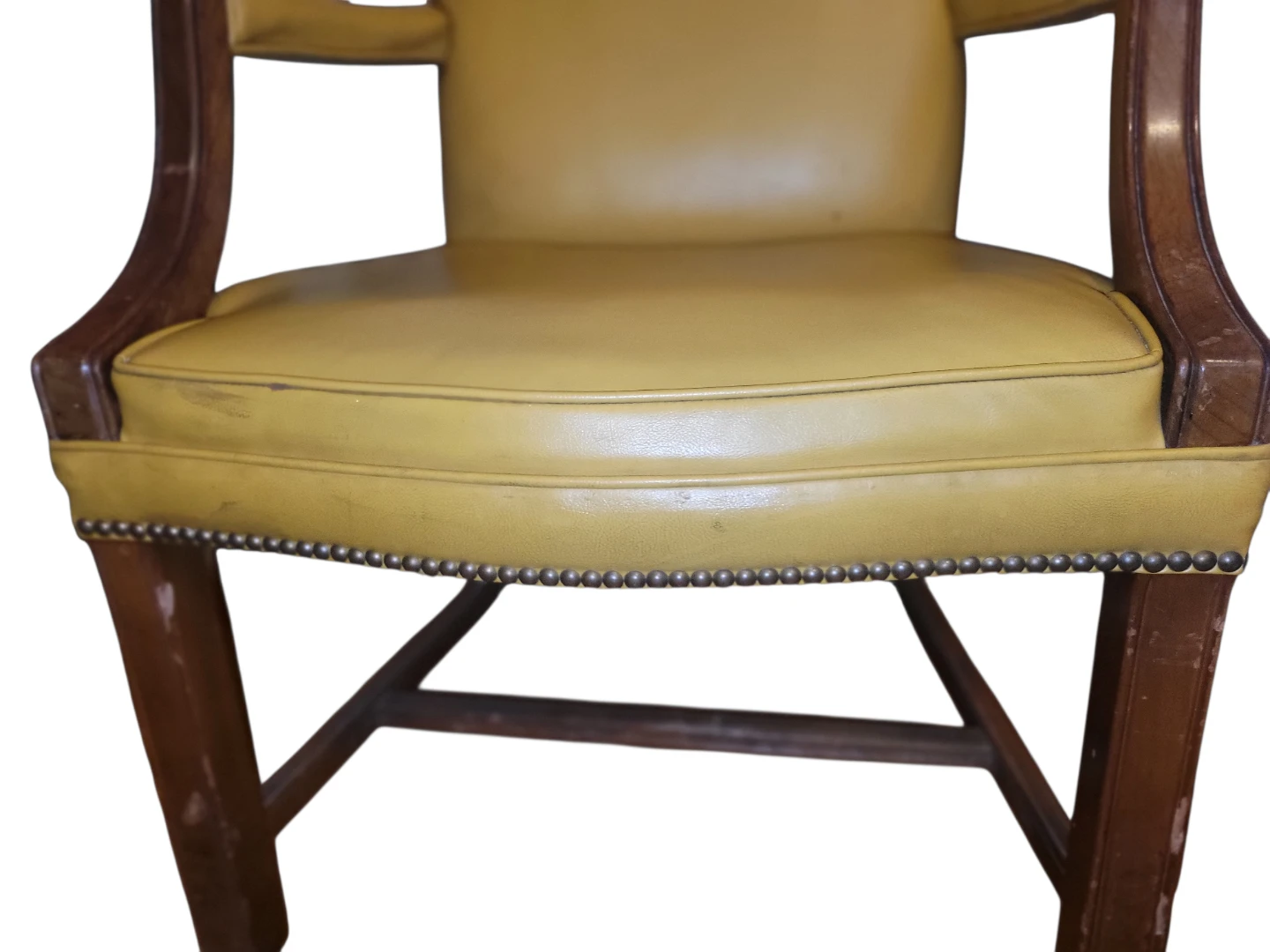 1970s ​Vintage Mid Century Modern Armchair - Mustard Yellow - photo 4