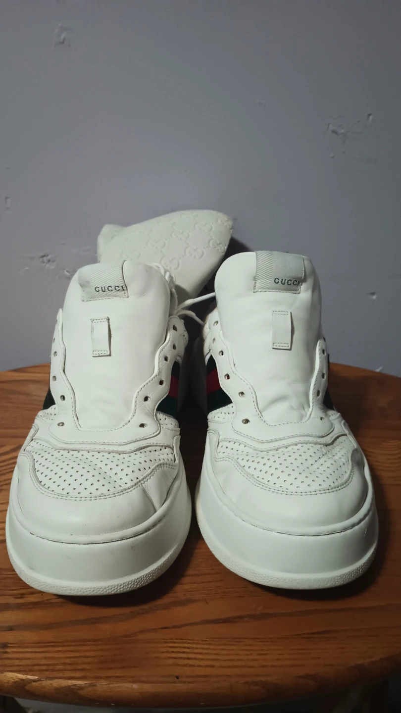 Gucci Chunky web Leather Sneaker US 8.5