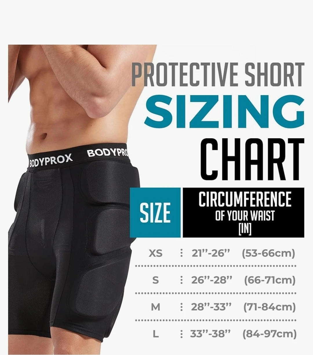 Bodyprox Protective Shorts - Size S & M