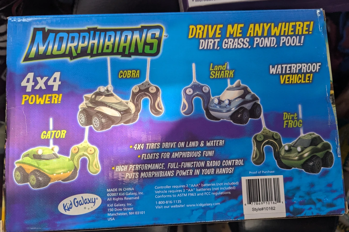 Morphibians 4x4 Power Waterproof Vehicle