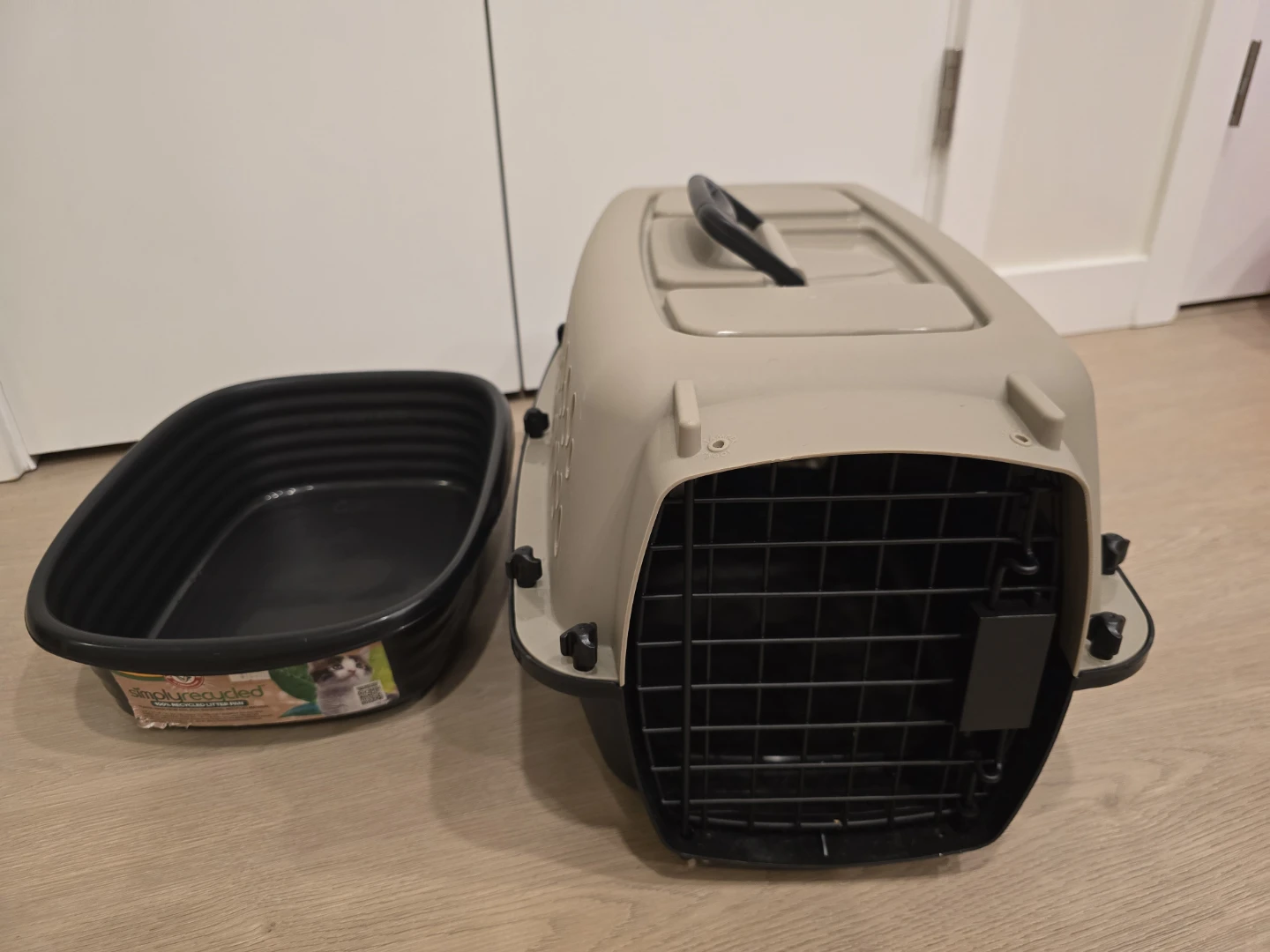 Pet Carrier with Litter Pan