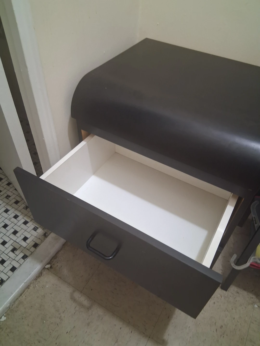 Dark Brown 2-Drawer Chest