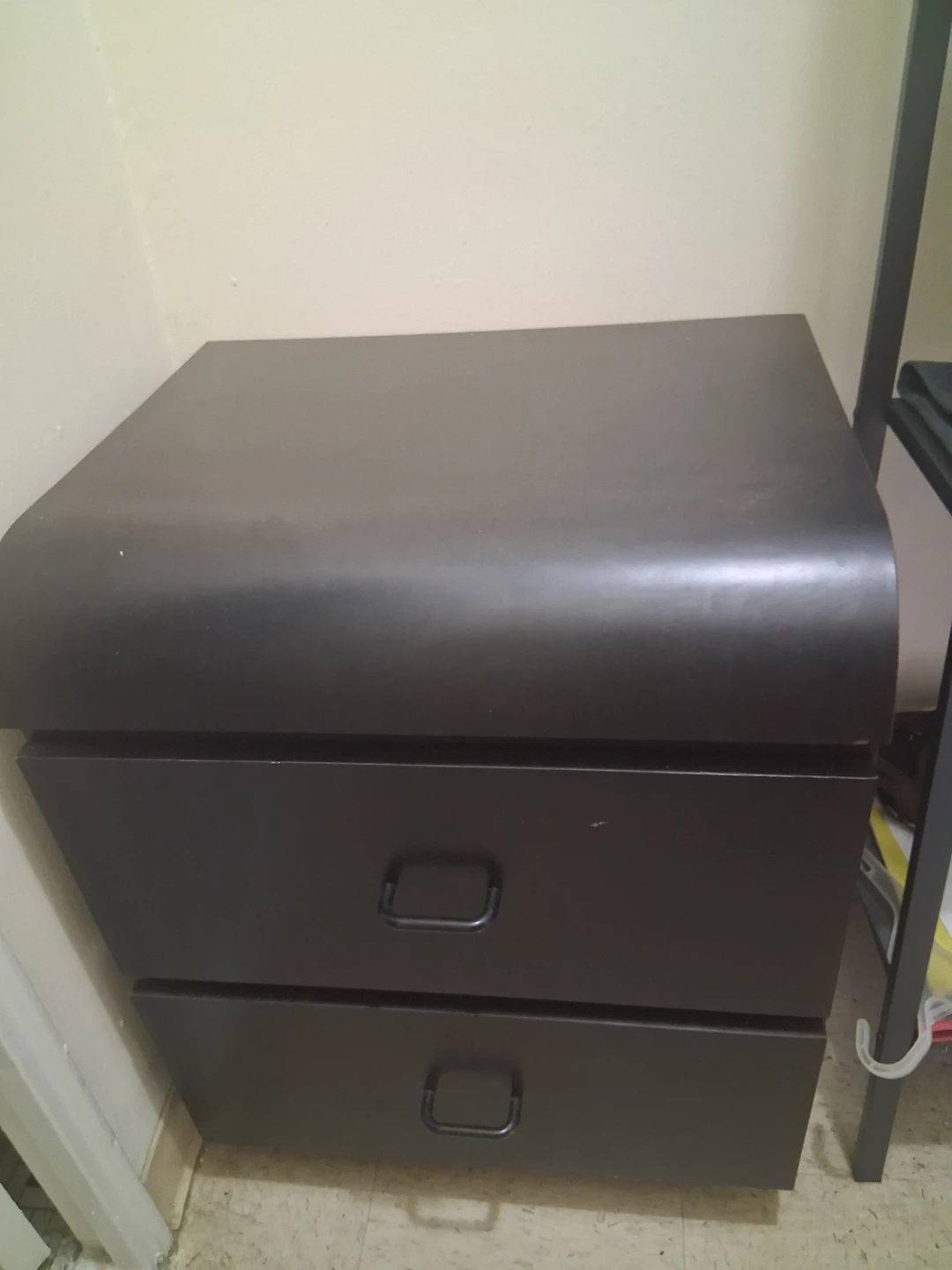 Dark Brown 2-Drawer Chest - photo 2