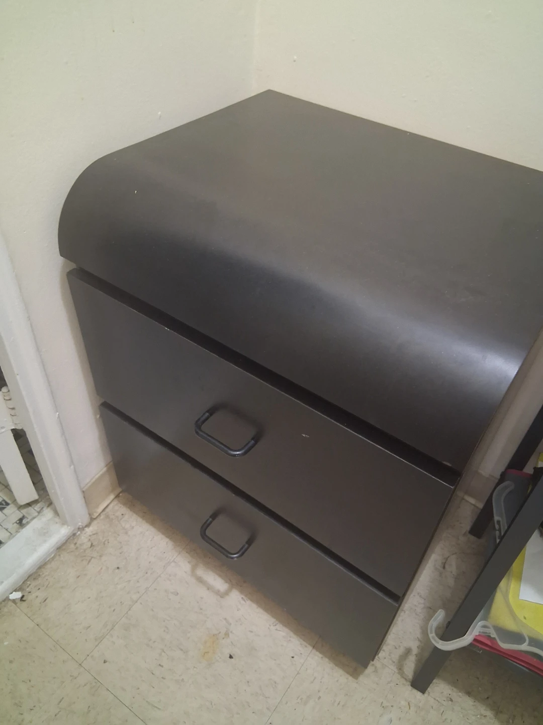 Dark Brown 2-Drawer Chest - photo 3