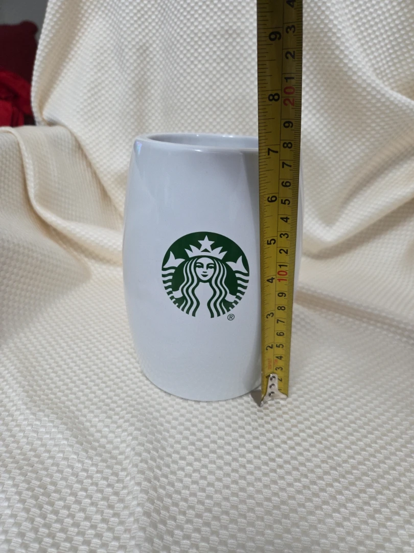 Starbucks White Ceramic Utensil Holder/Vase - photo 2