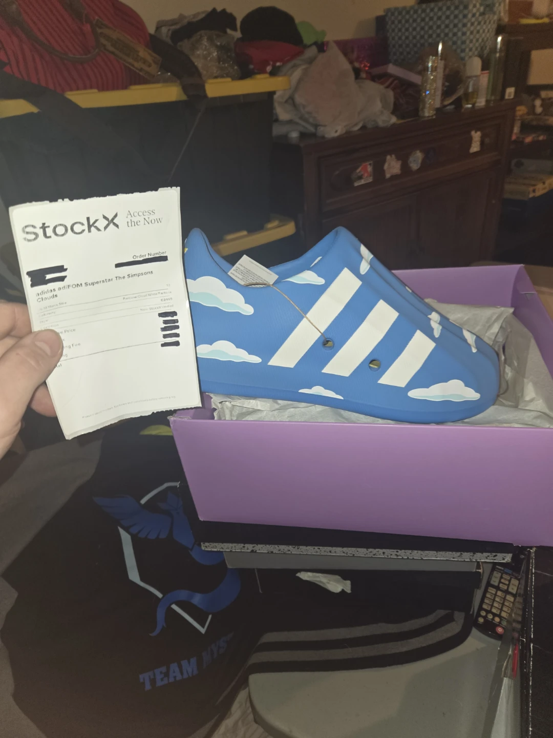Adidas adiFOM Superstar The Simpsons Clouds