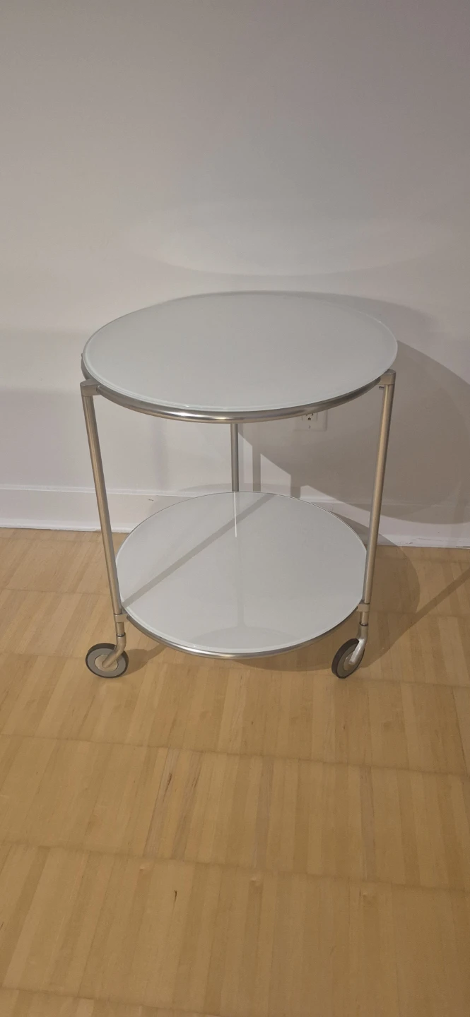 IKEA STRIND 2-Tier Rolling Bar Cart