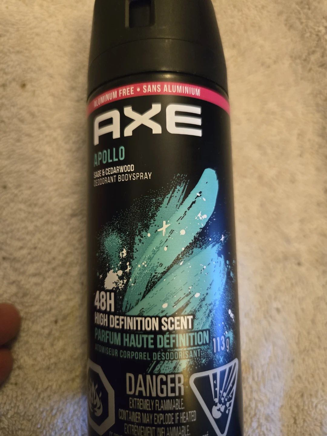 Axe Apollo Deodorant Bodyspray