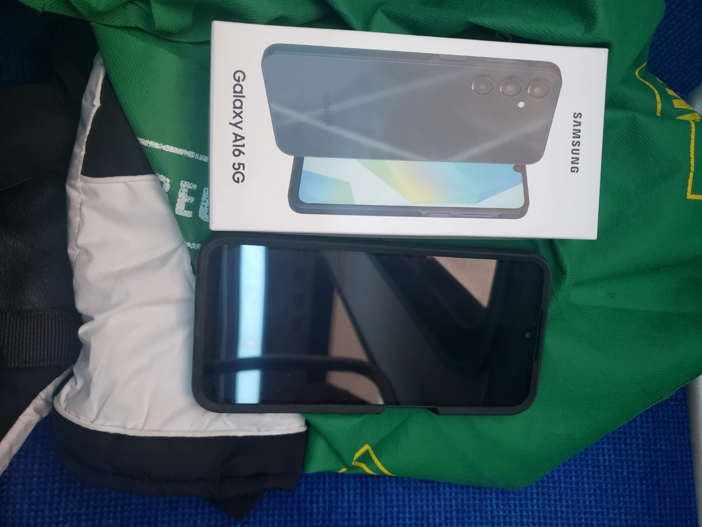 Samsung Galaxy A16 5G with Otterbox case