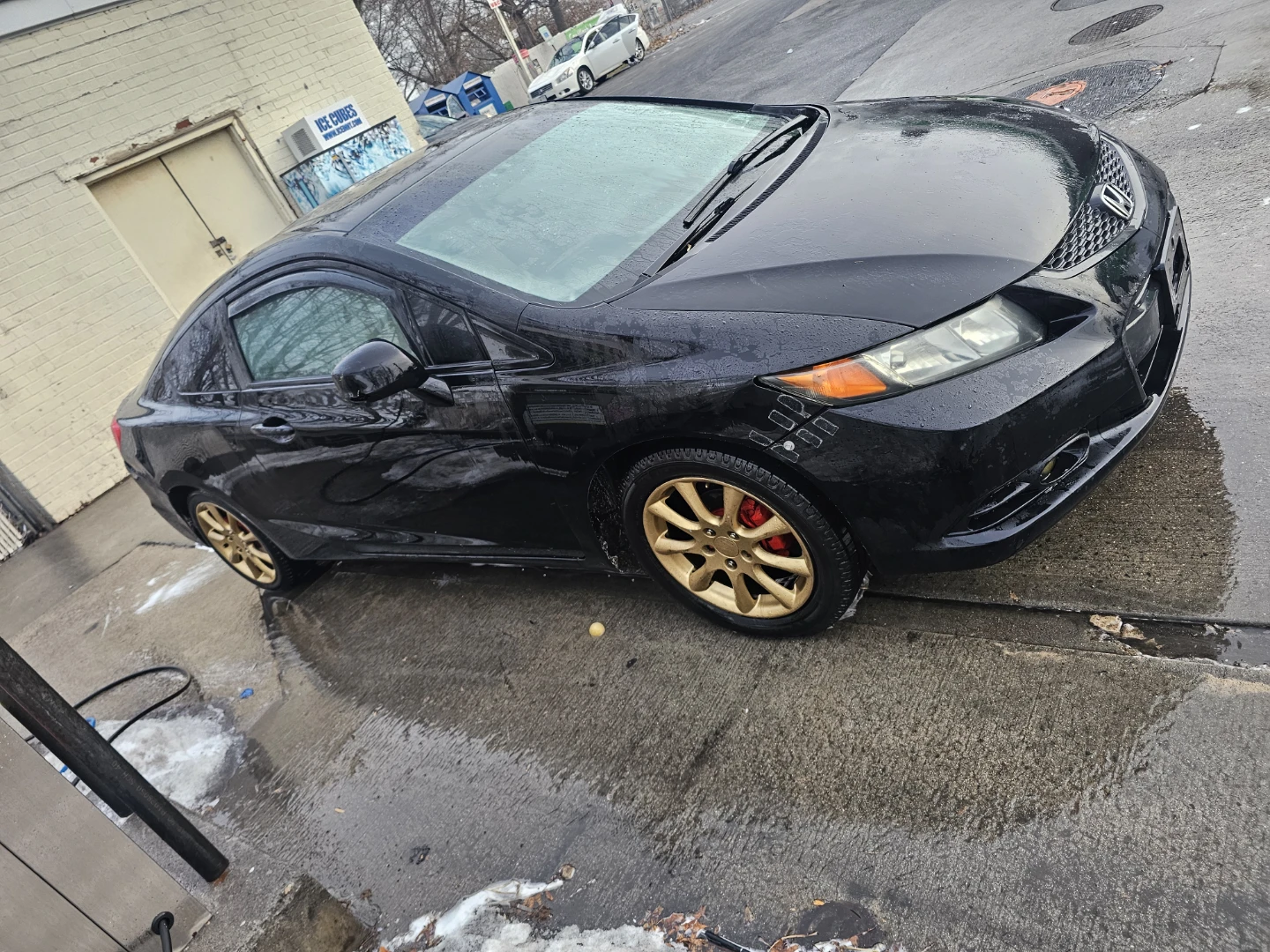 Black Honda Civic Coupe