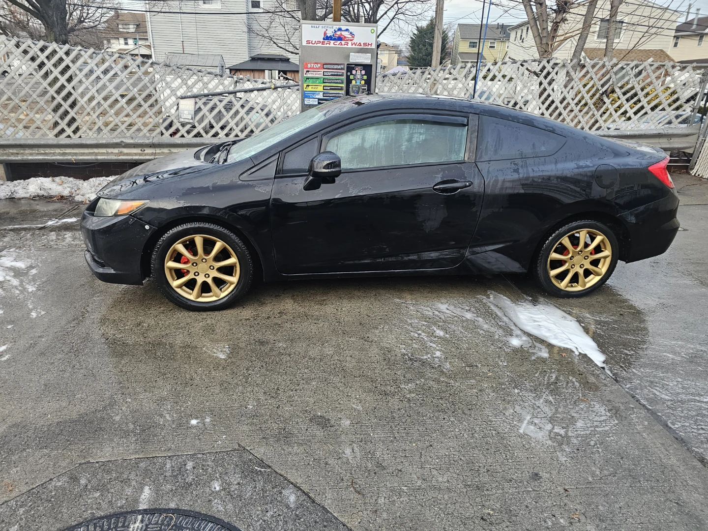 Black Honda Civic Coupe - photo 3