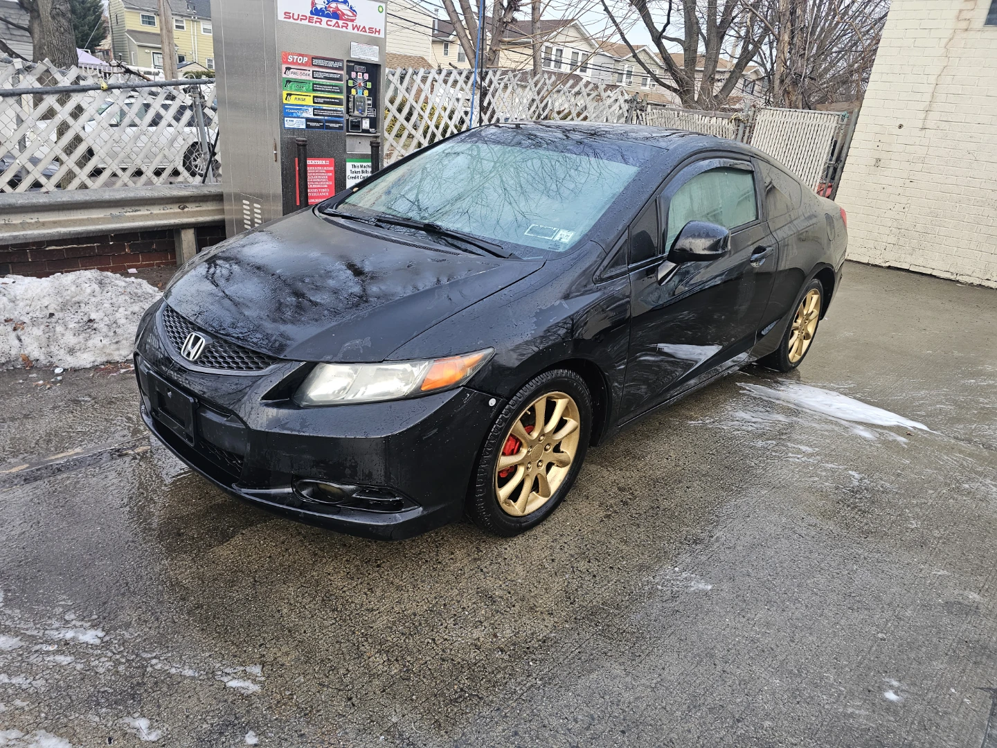 Black Honda Civic Coupe - photo 4