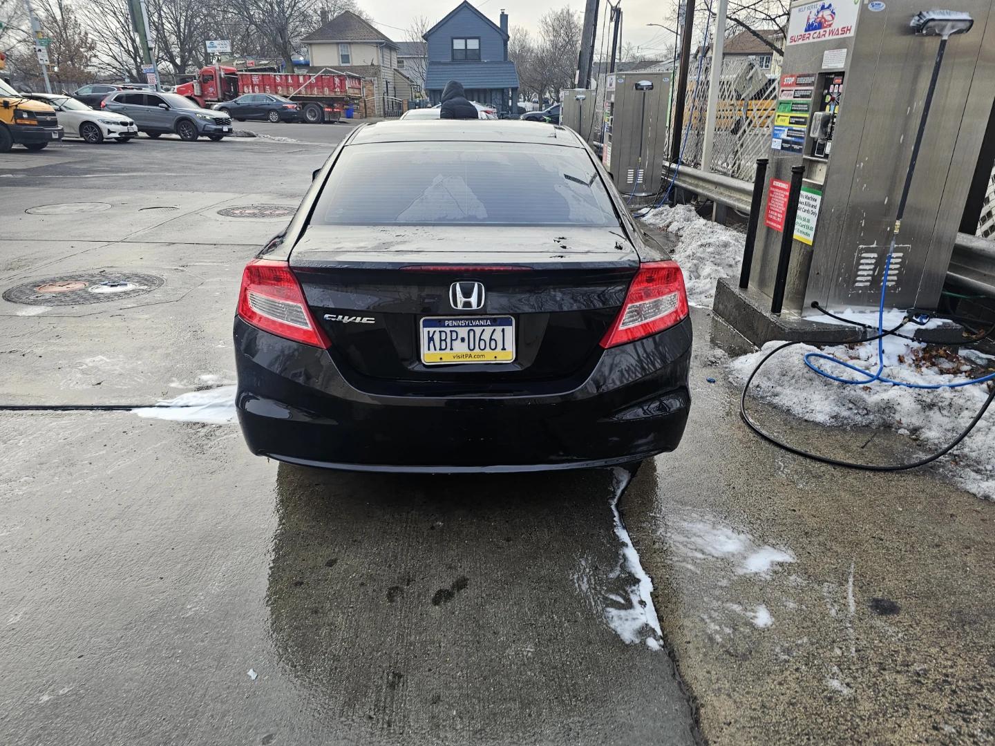 Black Honda Civic Coupe - photo 5