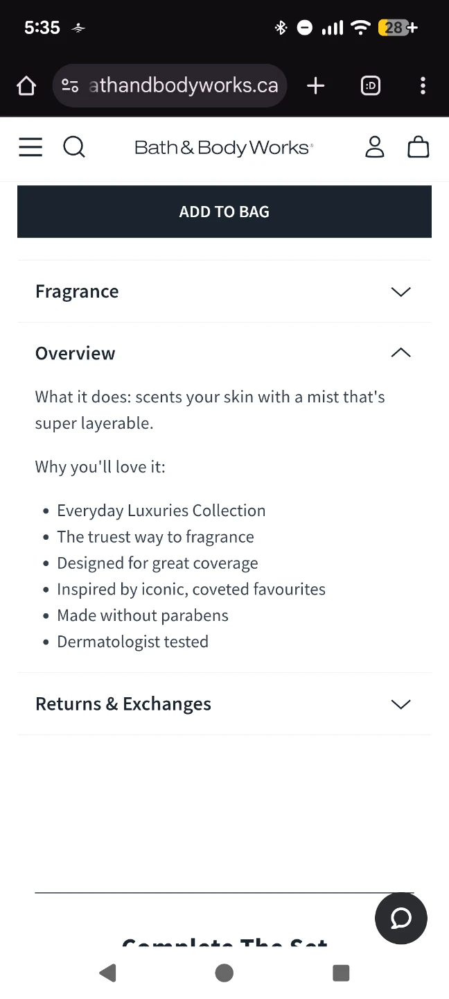 Bath & Body Works Viva Vanilla Fine Fragrance Mist - photo 4