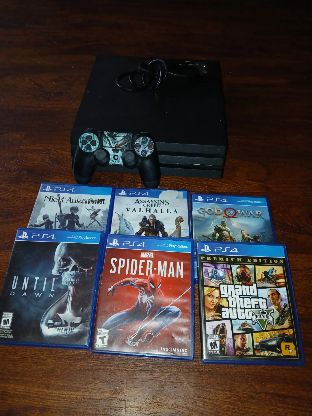 PS4 game console plus 1 controller & more