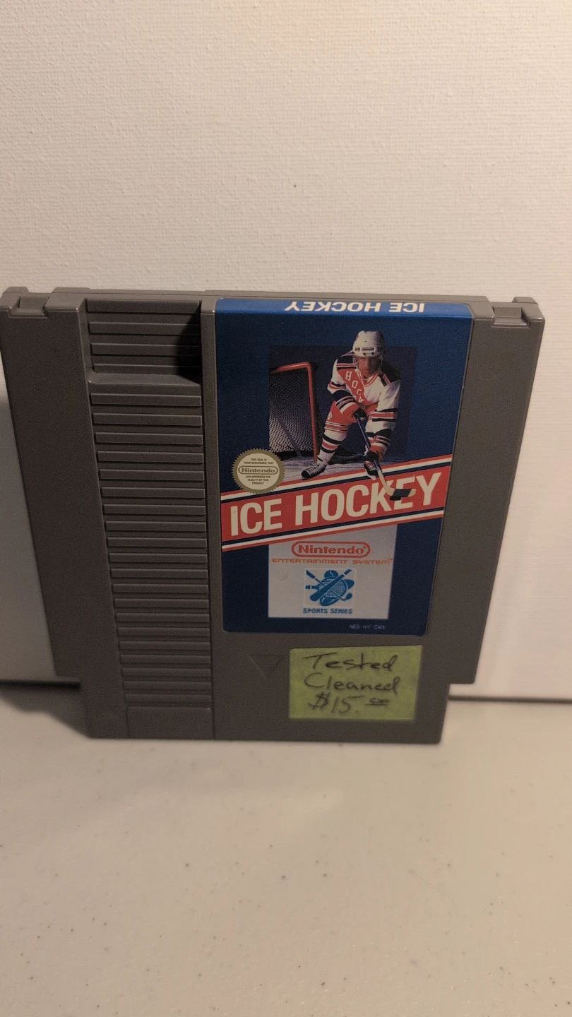 Nintendo Ice Hockey NES Game Cartridge