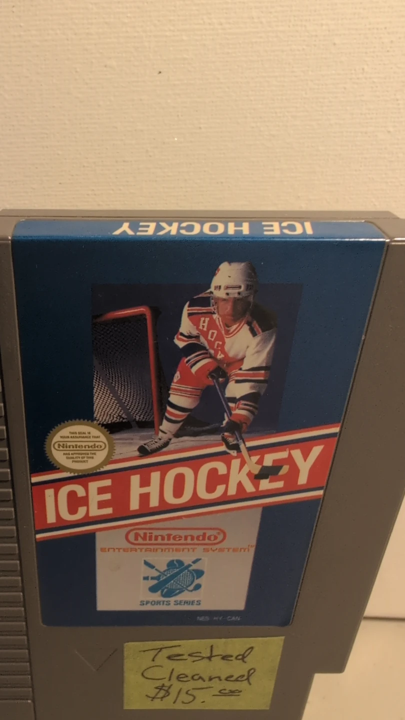 Nintendo Ice Hockey NES Game Cartridge - photo 2