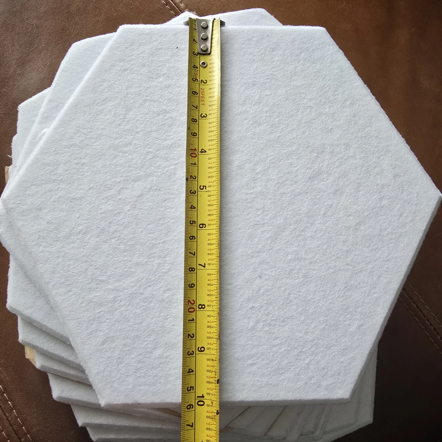 White Hexagon Acoustic Wall Panels x12 - photo 2