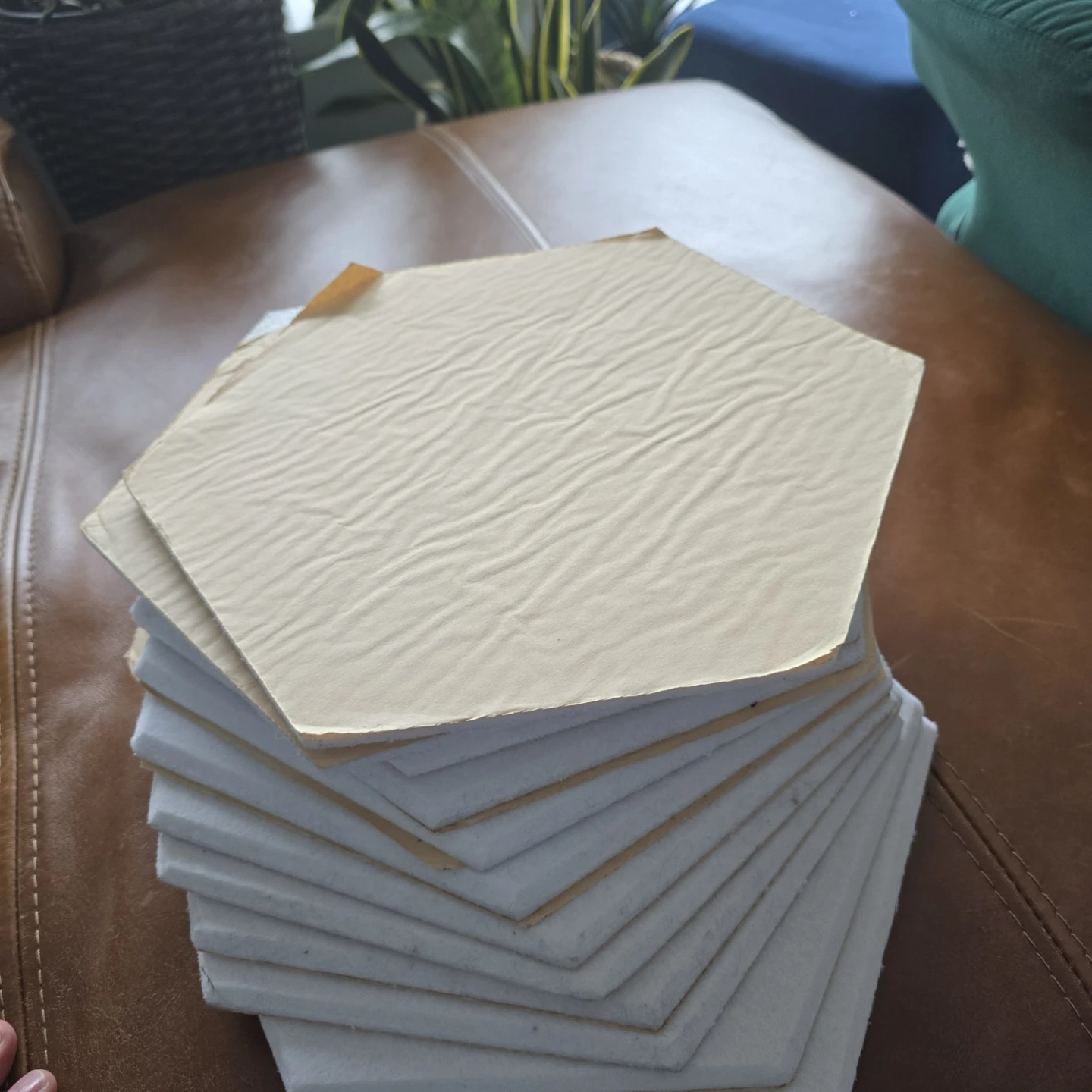 White Hexagon Acoustic Wall Panels x12 - photo 3