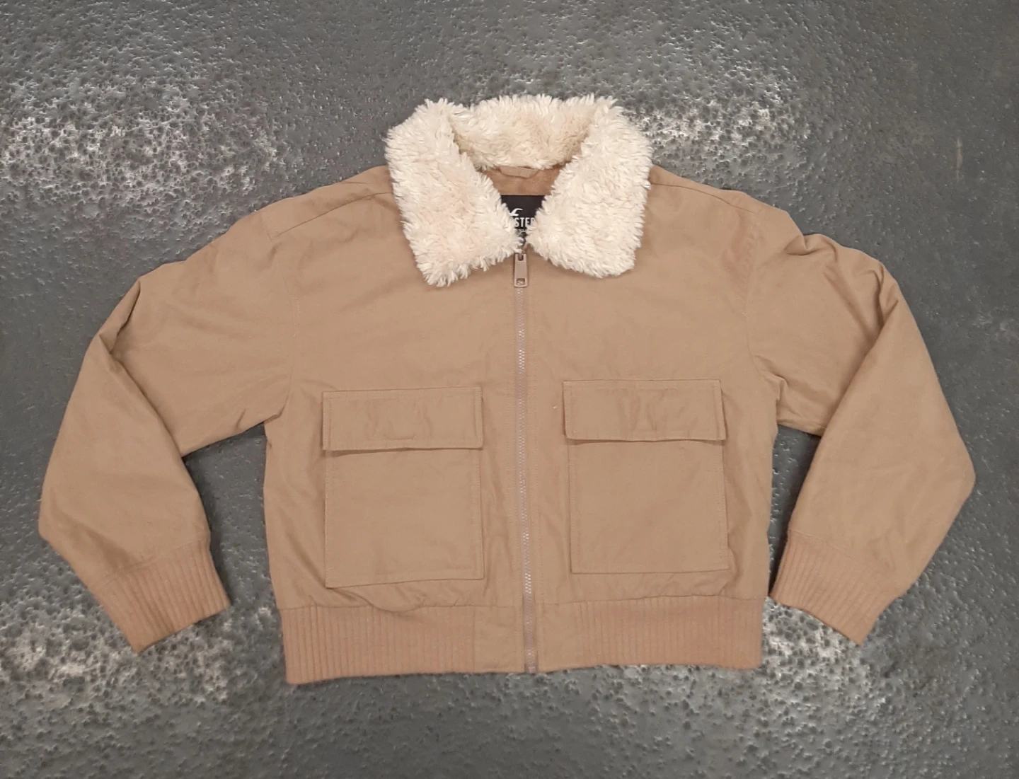 Hollister Tan Jacket Size L