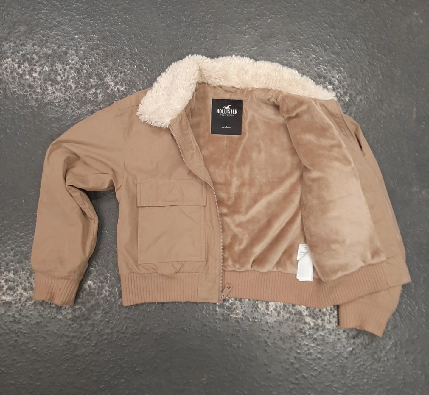 Hollister Tan Jacket Size L - photo 3