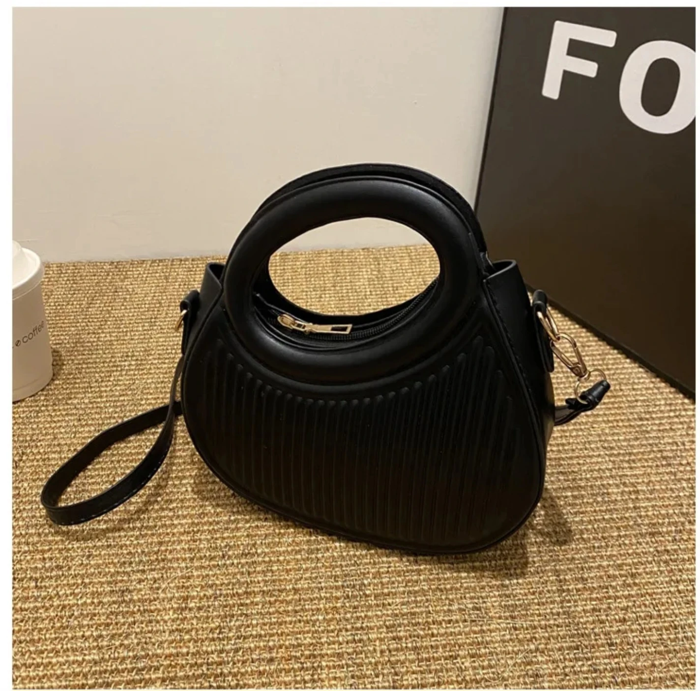 Cute Round Handle Shoulder Bag