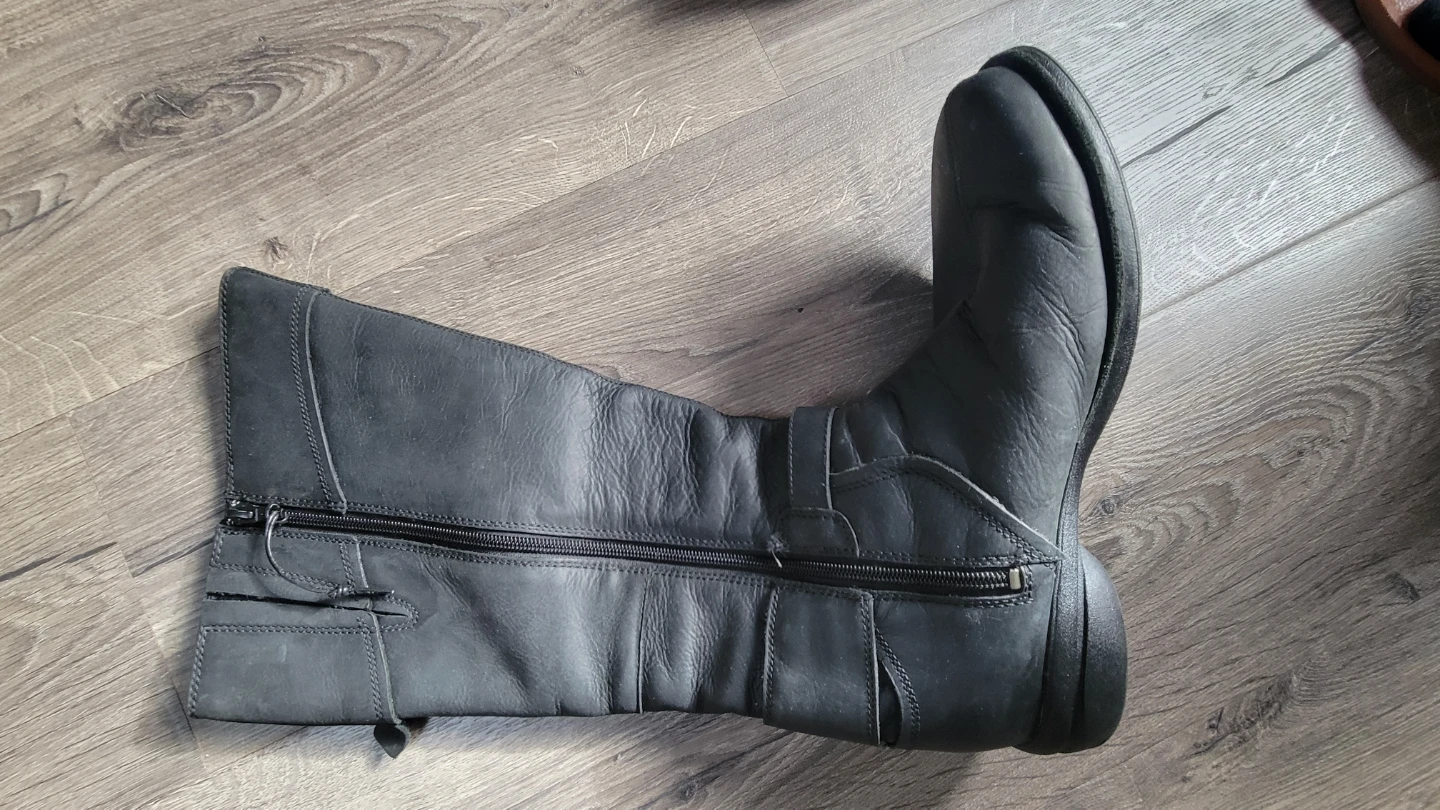 Merrell Black Leather Knee High Boots US 10.5 - photo 3