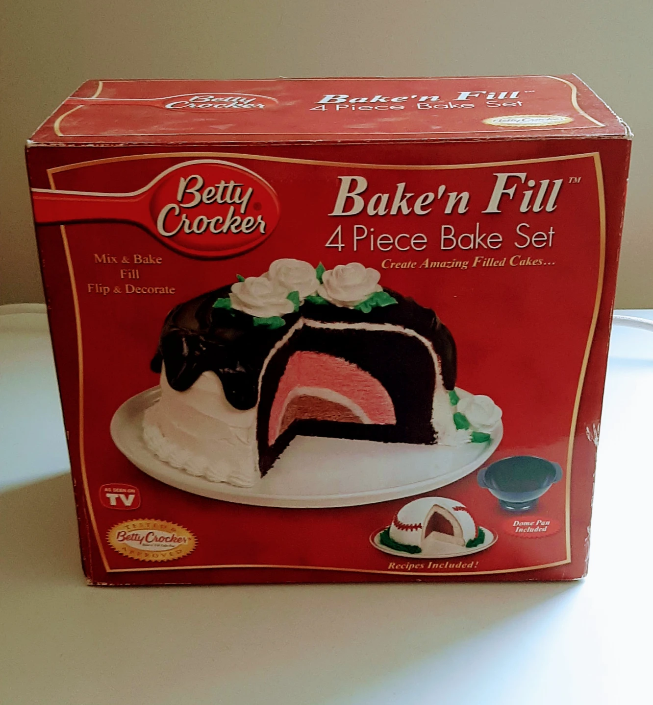 Betty Crocker Bake'n Fill 4 Piece Bake Set