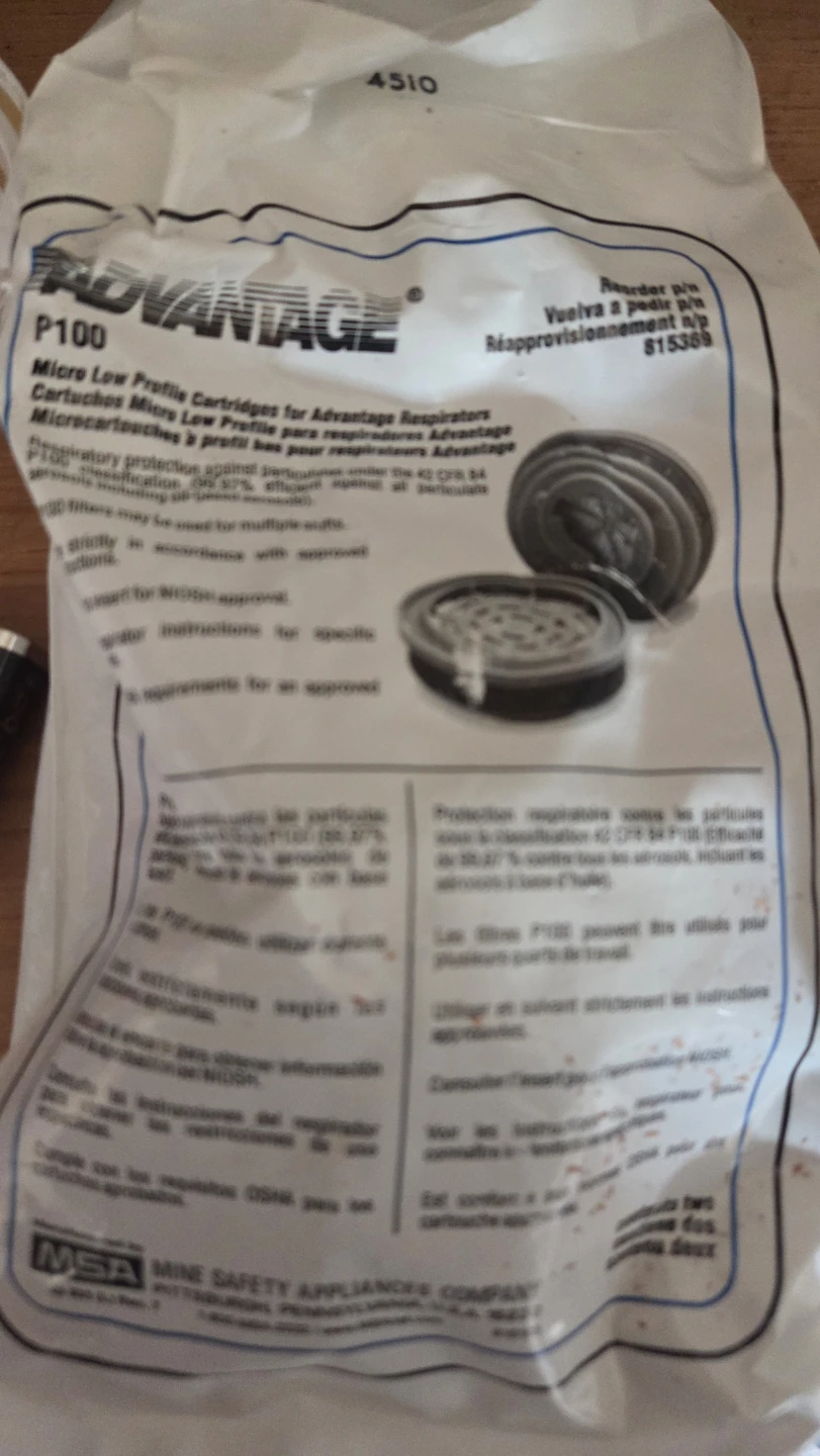 MSA Advantage Full Facepiece Respirator with P100 Cartridges - photo 4