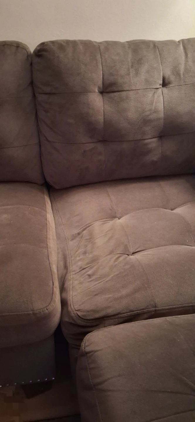 Brown Sectional Couch - 6.5ft x 8.5ft - photo 2