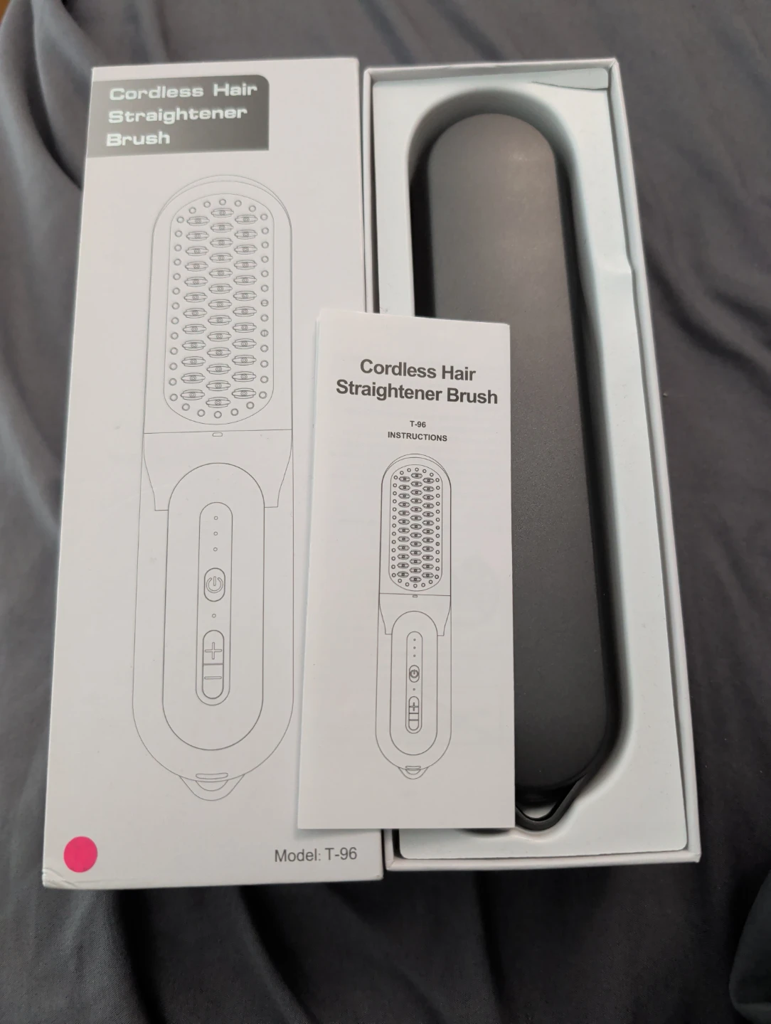 PDGOW Cordless Hair Straightener Brush - Model T-96 $25 obo - photo 3