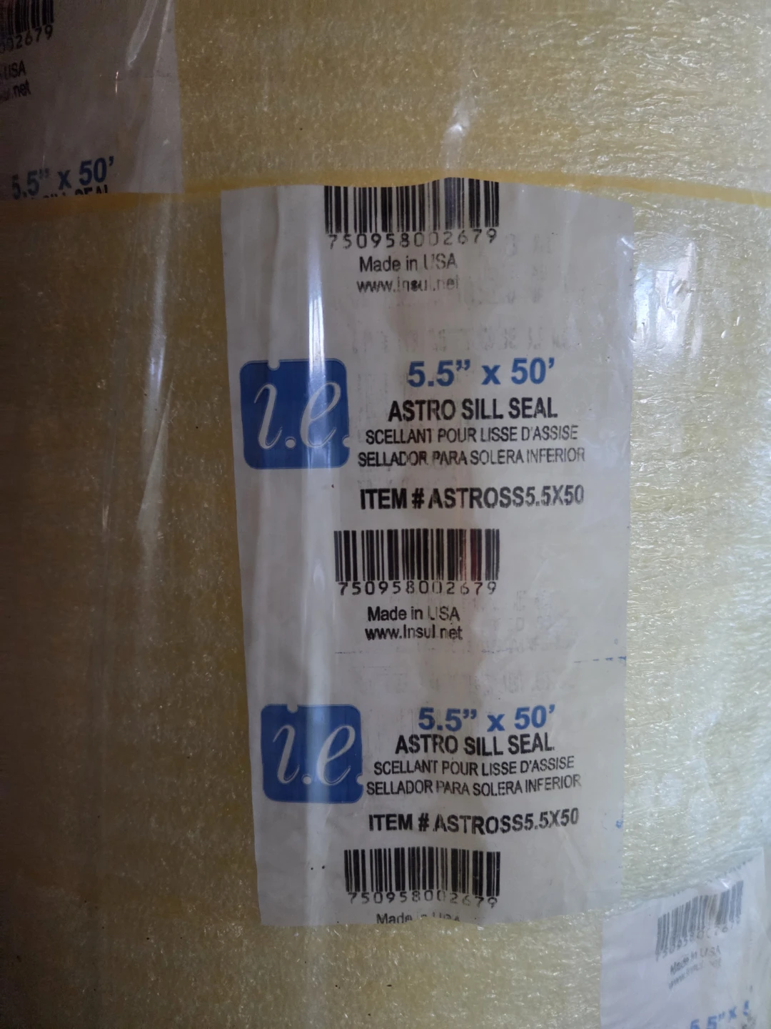 Astro Sill Seal 5.5" x 50' - photo 2