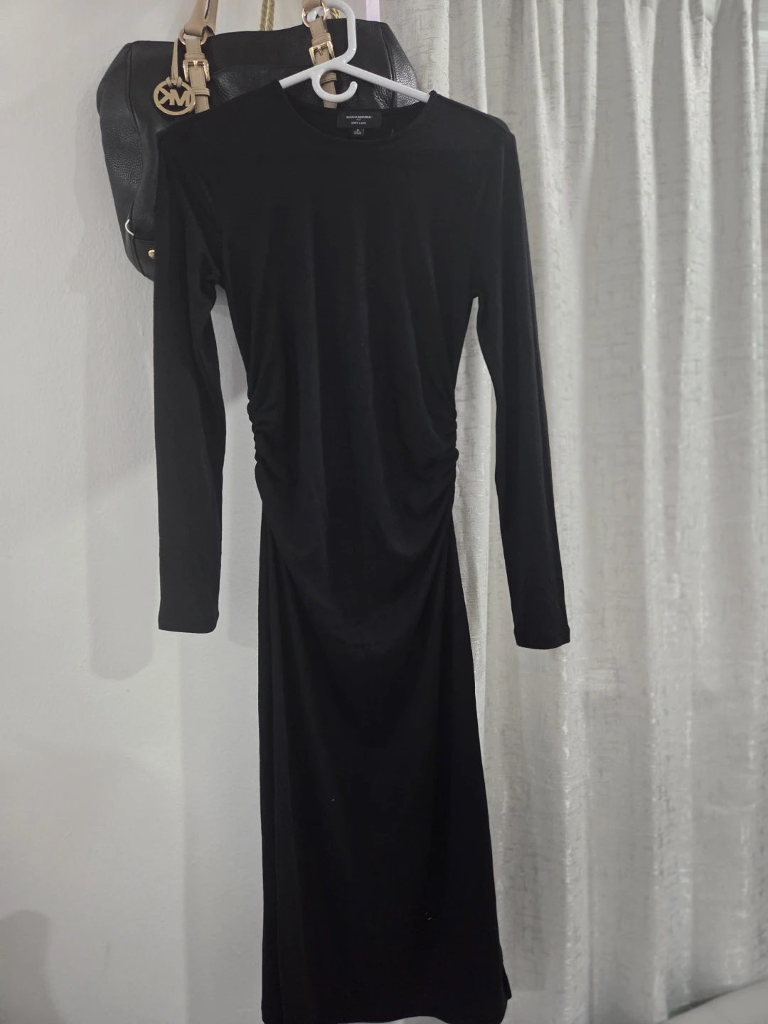 Banana Republic Soft Luxe Black Dress - Size S