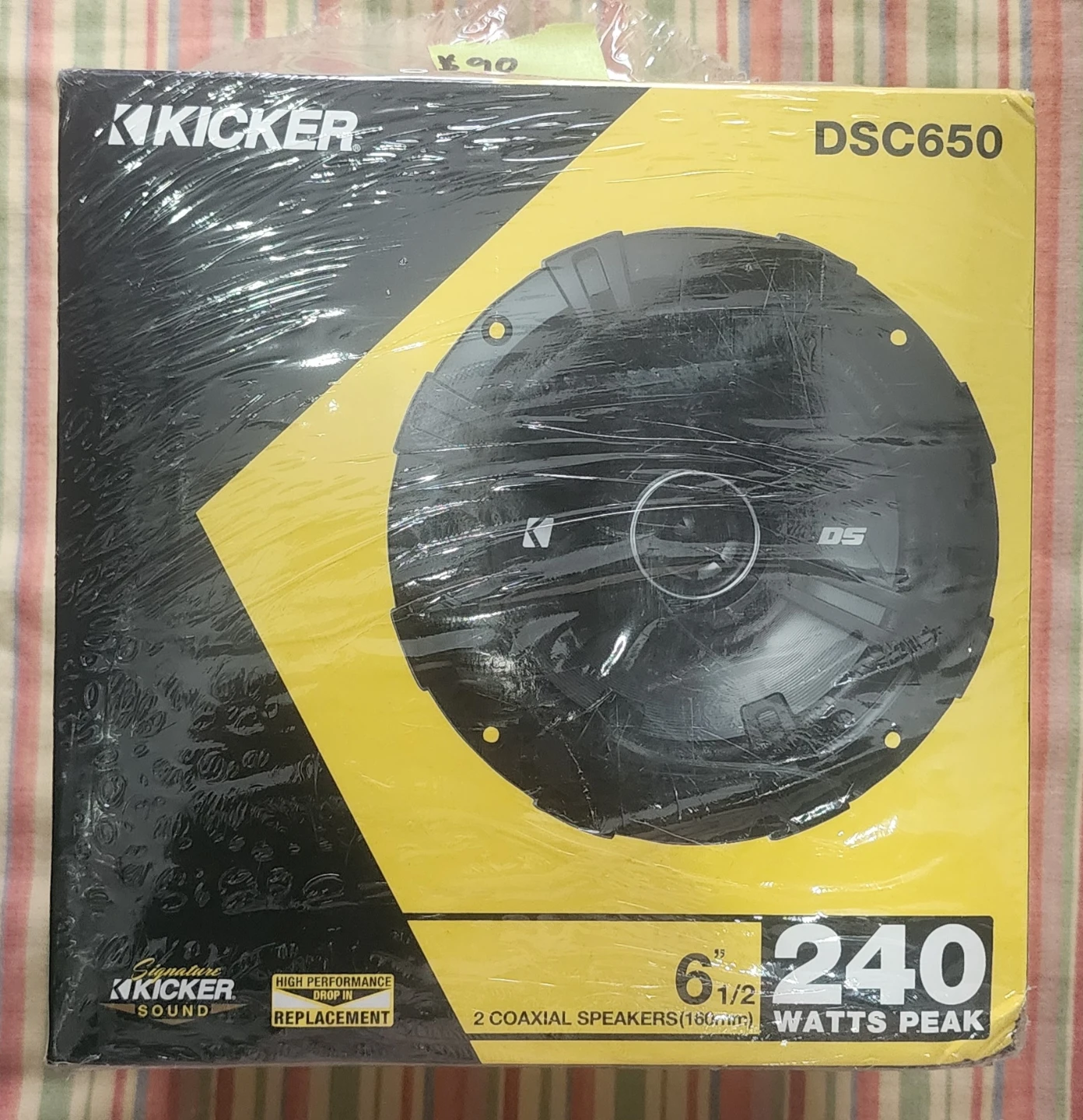 Kicker DSC650 6.5" 2-Way Car Audio Coaxial Speakers - New