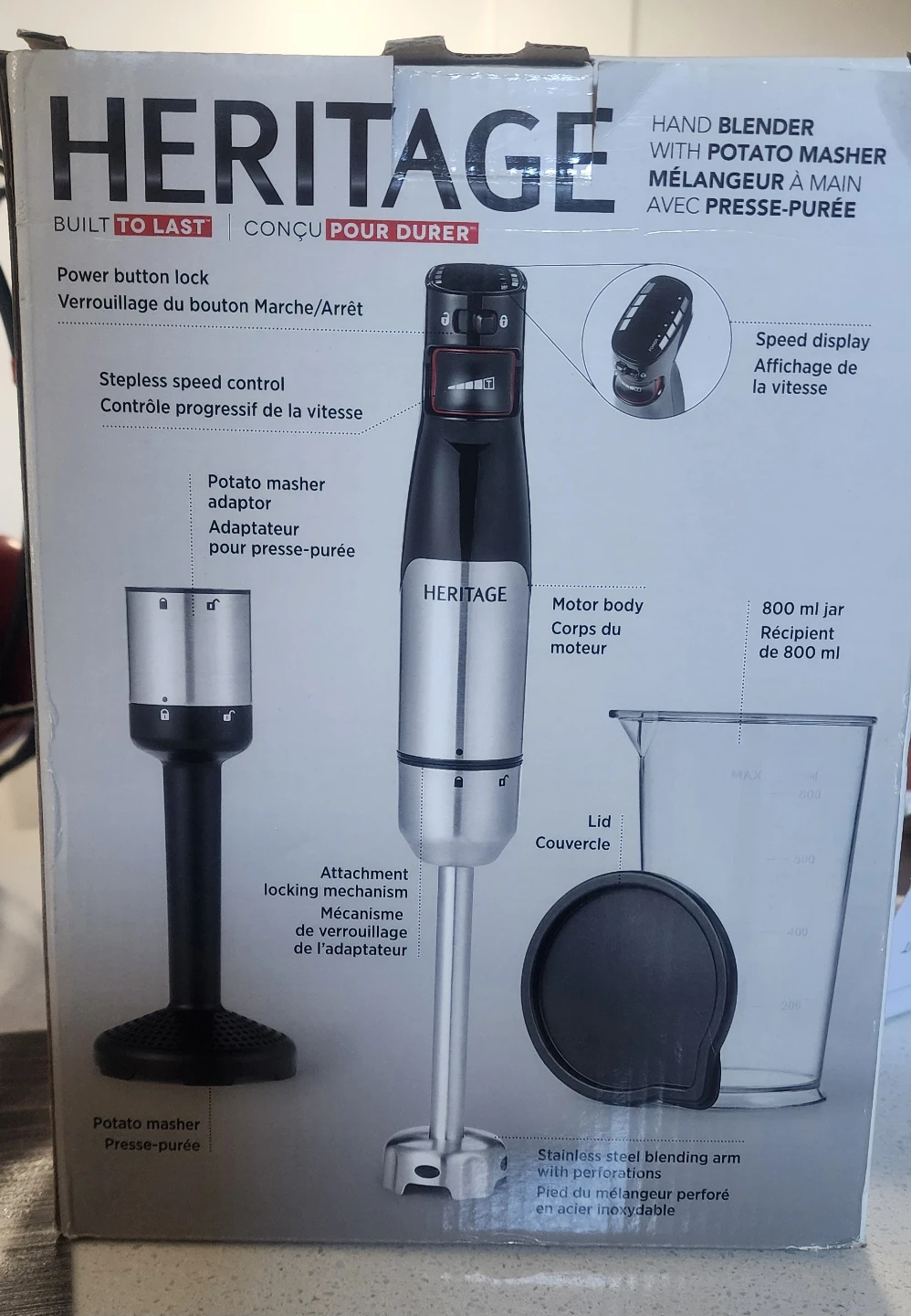 Heritage Hand Blender with Potato Masher - New in Box! - photo 2