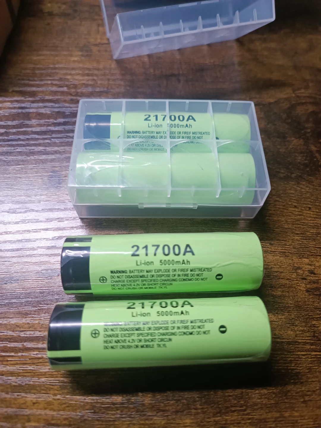 2 pairs Svenirven 21700A Li-ion 5000mAh Batteries (2-pack)