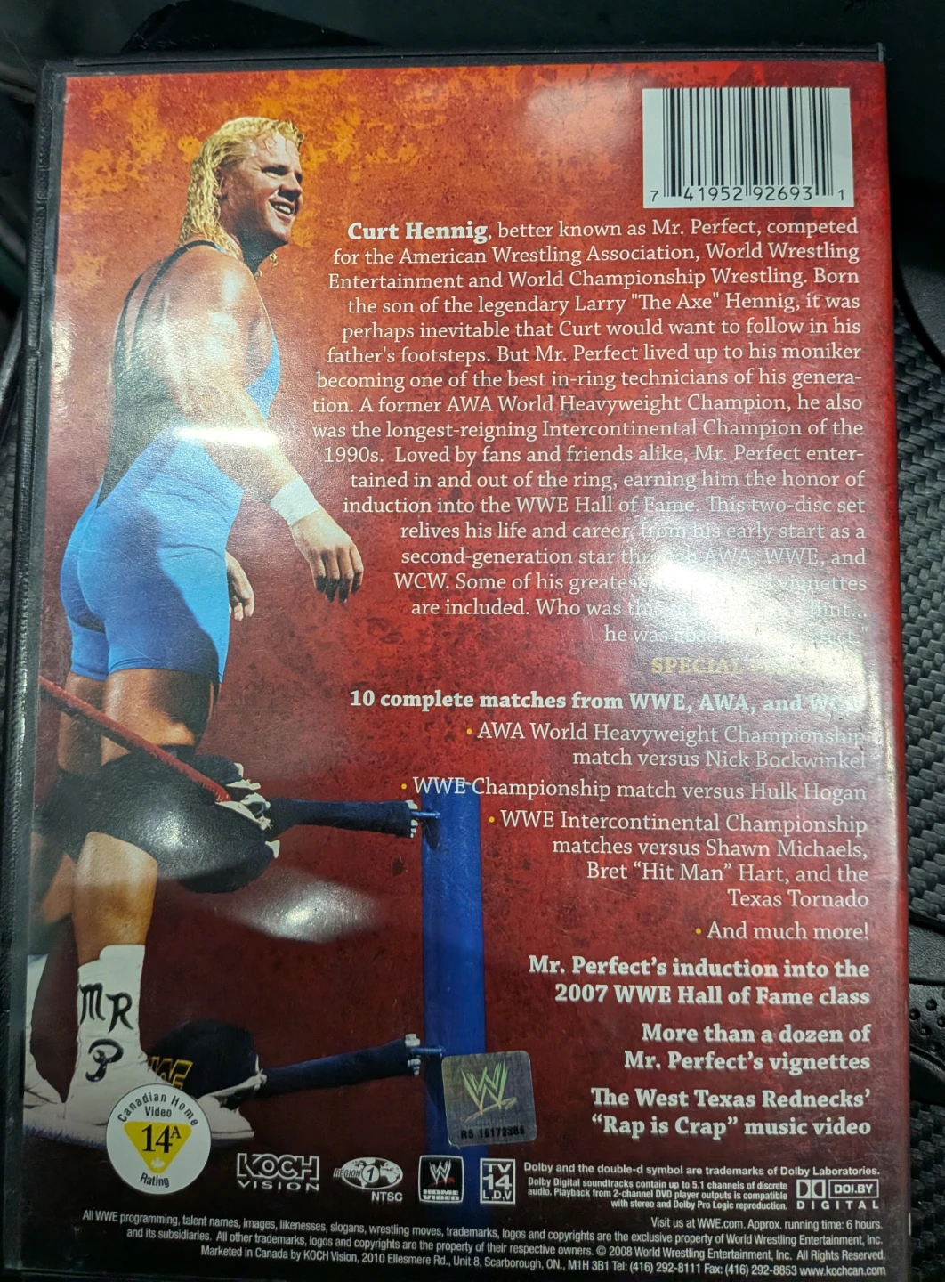 WWE The Life and Times of Mr. Perfect DVD - photo 2